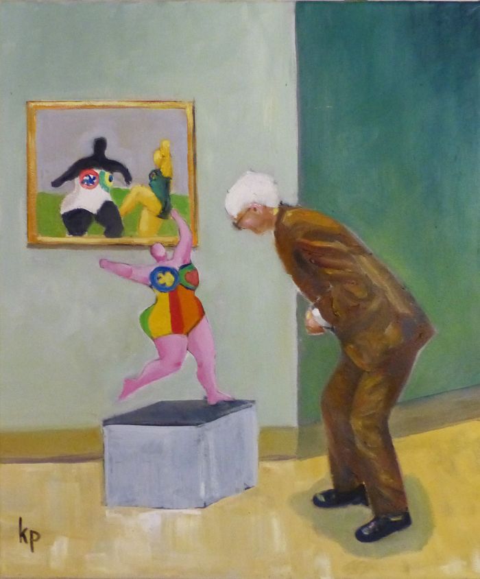 Niki de St Phalle beundras av människor i alla åldrar.